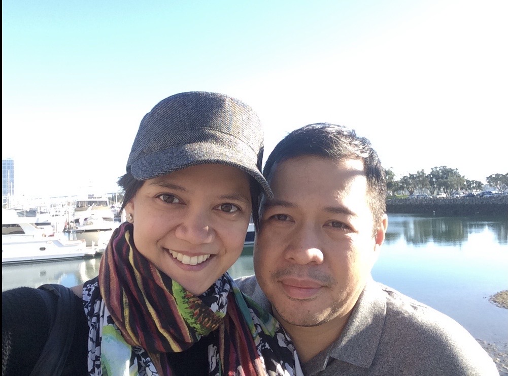 My older son, Johann & wife, Karla