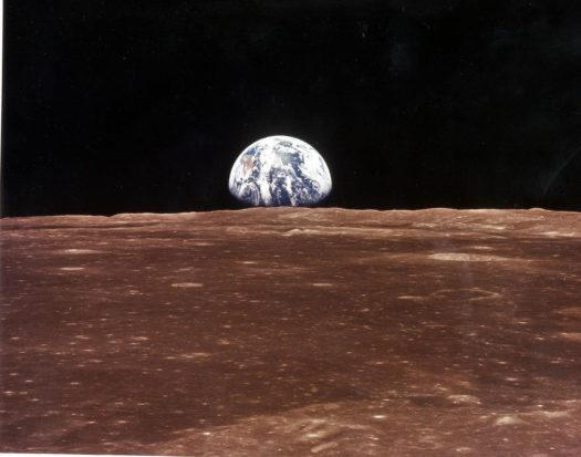 Earth Rising from Apollo 11 Mission, Courtesy NASA